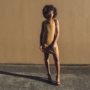 Carole Little linen blend dress size 4